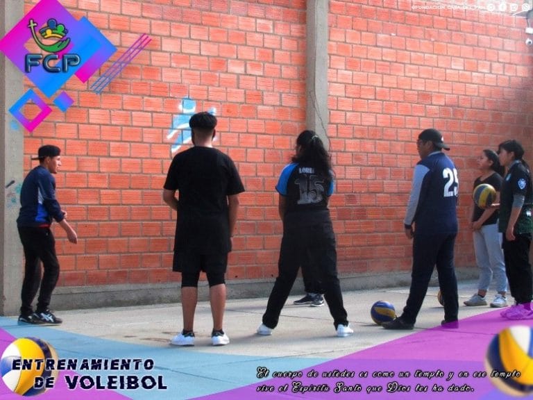 ENTRENAMIENTOS DE VOLEYBALL EN LA FUNDACION CASA DEL PAN